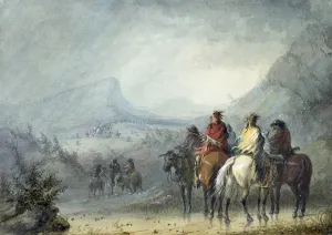 Storm: Waiting for the Caravan, 1858-60 (w/c on paper) Storm: Waiting for the Caravan, 1858-60 (w/c on paper)