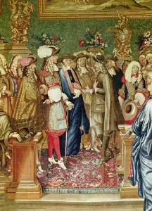 The Story of the King, an audience is granted by Louis XIV to the Count of Fuentes The Story of the King, an audience is granted by Louis XIV to the Count of Fuentes