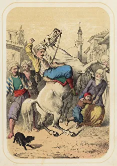 The Story of Sidi Muman from One Thousand and One Nights (colour litho) The Story of Sidi Muman from One Thousand and One Nights (colour litho)