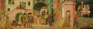 The Story of Susanna, front panel of a wedding chest, c.1450 (tempera on panel) The Story of Susanna, front panel of a wedding chest, c.1450 (tempera on panel)