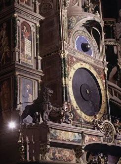 Strasbourg Cathedral: the astronomical clock. Bas Rhin (67) Strasbourg Cathedral: the astronomical clock. Bas Rhin (67)