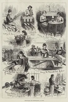 Straw-Plait and Bonnet-Making at Luton (engraving) Straw-Plait and Bonnet-Making at Luton (engraving)