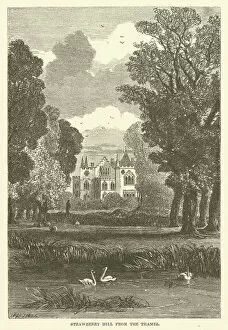 Strawberry Hill from the Thames (engraving)