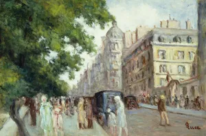 Street Scene in Paris; Scene de Rue a Paris, 1935-37 (oil on canvas) Street Scene in Paris; Scene de Rue a Paris, 1935-37 (oil on canvas)