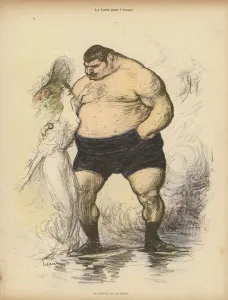 The Struggle for Love: Softness and Strength (colour litho) The Struggle for Love: Softness and Strength (colour litho)