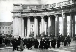 Student demonstration, St Petersburg, 1905 (b/w photo) Student demonstration, St Petersburg, 1905 (b/w photo)