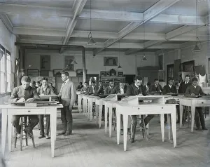 Students in Mechanical Drawing Class at Tuskegee Institute, Alabama, 1902 (b/w photo) Students in Mechanical Drawing Class at Tuskegee Institute, Alabama, 1902 (b/w photo)