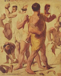 Studies for the Martyrdom of Saint Symphorian (dedicated to Henry Delaborde Studies for the Martyrdom of Saint Symphorian (dedicated to Henry Delaborde