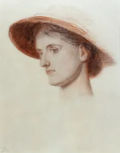 Study of the Artist's Wife Edith (coloured chalks on paper) Study of the Artist's Wife Edith (coloured chalks on paper)