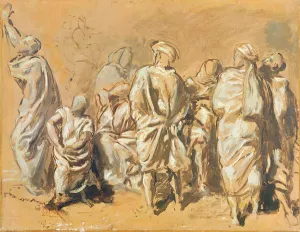 Study for the Descent from the Cross for the Church of Saint-Philippe-du-Roule: the Jews Study for the Descent from the Cross for the Church of Saint-Philippe-du-Roule: the Jews