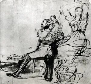 Study of Figures for Chelsea Pensioners reading the Gazette of the Battle of Waterloo' Study of Figures for Chelsea Pensioners reading the Gazette of the Battle of Waterloo'