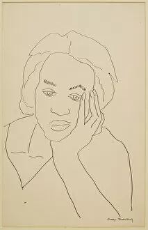 Study of a Girl #2, 1931 (ink on paper)
