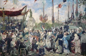 Study for Le 14 Juillet 1880, 1880-84 (oil on canvas) Study for Le 14 Juillet 1880, 1880-84 (oil on canvas)