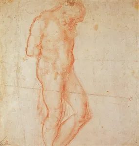 Study of a Nude (red chalk on paper) Study of a Nude (red chalk on paper)