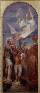 Study for St. Philip Baptising the Eunuch of the Queen of Ethiopia (oil on canvas) Study for St. Philip Baptising the Eunuch of the Queen of Ethiopia (oil on canvas)