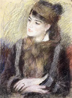 Study of a Woman, (pastel on paper mounted at the edges on board) Study of a Woman, (pastel on paper mounted at the edges on board)