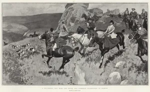 A Successful Day with the Devon and Somerset Staghounds on Exmoor (litho) A Successful Day with the Devon and Somerset Staghounds on Exmoor (litho)