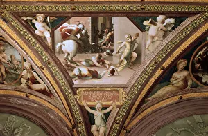 The Suicide of Caton the Young, 1524-1530 (fresco) The Suicide of Caton the Young, 1524-1530 (fresco)