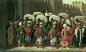 Sultan Mahmud II in Procession, 1809 (w/c on paper) Sultan Mahmud II in Procession, 1809 (w/c on paper)
