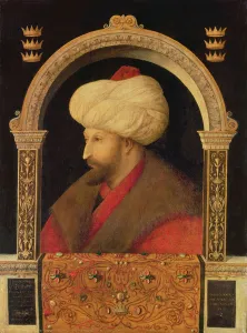 The Sultan Mehmet II (1432-81) 1480 (oil on canvas) The Sultan Mehmet II (1432-81) 1480 (oil on canvas)