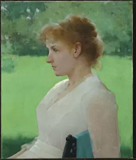 Frank Weston Benson Gallery: In Summer, 1887 (oil on canvas)