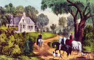 Summer in the Country, published by Nathaniel Currier (1813-88) and James Merritt Ives Summer in the Country, published by Nathaniel Currier (1813-88) and James Merritt Ives