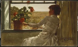 Artists/stanley orton bradshaw/summer evening 1886 oil canvas Artists/stanley orton bradshaw/summer evening 1886 oil canvas