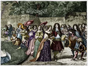 The Sun King (Louis XIV in the gardens of Versailles surrounds his courtyard) The Sun King (Louis XIV in the gardens of Versailles surrounds his courtyard)
