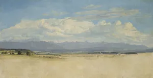 Sunny Mountainous Panorama, 1829 (w/c on paper) Sunny Mountainous Panorama, 1829 (w/c on paper)
