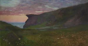 Sunset on the Coast of Cornwall, 1848-73 (Watercolour) Sunset on the Coast of Cornwall, 1848-73 (Watercolour)