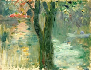 Sunset over the Lake, Bois de Boulogne, 1894 (oil on canvas) Sunset over the Lake, Bois de Boulogne, 1894 (oil on canvas)