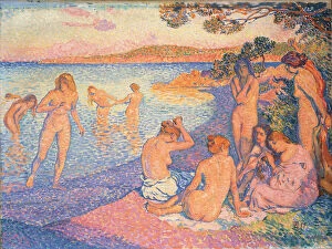 Sunset; L'heure embrasee, 1897 (oil on canvas)