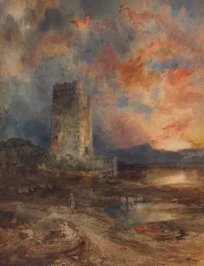 Sunset on the Moor, 1880 (watercolour on paper) Sunset on the Moor, 1880 (watercolour on paper)
