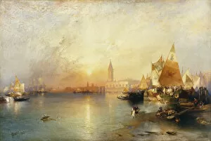 Gangplank Gallery: Sunset, Venice; Santa Maria and the Ducal Palace, 1902 (oil on canvas)