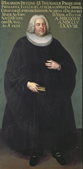 Superintendent Salomon Deyling (1677-1755) a theologian of Leipzig Superintendent Salomon Deyling (1677-1755) a theologian of Leipzig