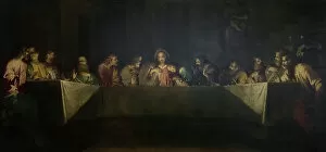 The Passion Gallery: Last supper, 1645, (oil on canvas)