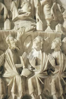Images Dated 9th May 2007: Last Supper, detail (alabaster)