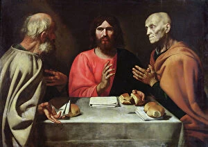 Life Of Christ Gallery: Supper at Emmaus, c.1610 (oil on canvas)