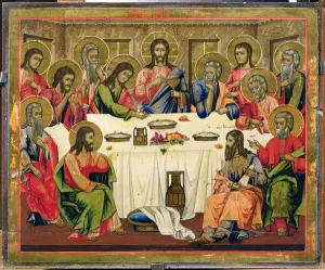 The Last Supper (tempera on panel) The Last Supper (tempera on panel)
