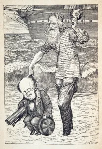 Supporting each man on the top of the tide, from The Hunting of the Snark Supporting each man on the top of the tide, from The Hunting of the Snark