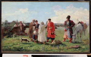 The Suppression of the Zaporogue Sitch (Camp) in 1775, 1889 (oil on canvas) The Suppression of the Zaporogue Sitch (Camp) in 1775, 1889 (oil on canvas)
