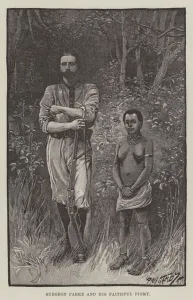 Surgeon Parke and his Faithful Pigmy (engraving) Surgeon Parke and his Faithful Pigmy (engraving)