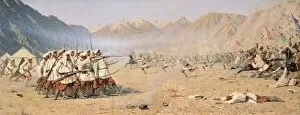 Central Asia Gallery: Surprise Attack, 1871 (oil on canvas)