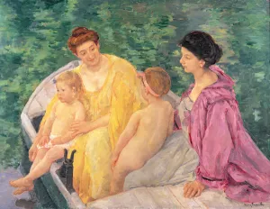 The Swim, or Two Mothers and Their Children on a Boat, 1910 (oil on canvas) The Swim, or Two Mothers and Their Children on a Boat, 1910 (oil on canvas)