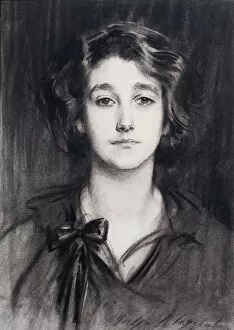 Head And Shoulders Collection: Sybil Sassoon (charcoal on paper)