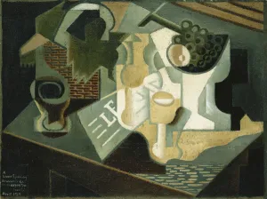 The Table in Front of the Building; La Table Devant le Battiment, 1919 (oil on canvas) The Table in Front of the Building; La Table Devant le Battiment, 1919 (oil on canvas)