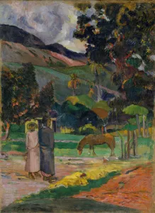 Tahitian Landscape, 1892 (oil on canvas) Tahitian Landscape, 1892 (oil on canvas)