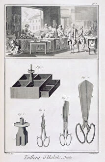 Tailor, from the Encyclopedie des Sciences et Metiers'
