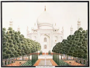 The Taj from the Garden, c. 1815 (encil, pen, grey ink, w/c) The Taj from the Garden, c. 1815 (encil, pen, grey ink, w/c)