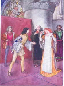Taking off her mask, the unknown lady proved to be no niece (as was presented Taking off her mask, the unknown lady proved to be no niece (as was presented